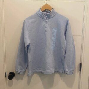 Vintage 14 zip long sleeve sweater  size medium